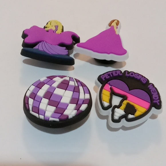 Taylor Swift Other - Taylor Swift Croc Charms Bundle of 4 Purple & 1 Free Swifty Sticker